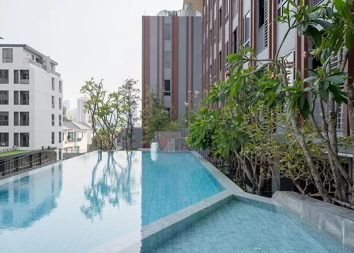 1br - Pool, Gym, Rooftop, Bts, Coworking Space - 10 Min Nana Plaza - - New Building - 24 7 Security